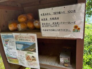 民泊ひまわりの店主が無人販売を始めたみたい