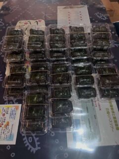 特産品館の17周年イベントにめはり寿司を出すみたい