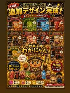 わがらん屋のステッカーくじに新デザインが登場