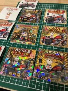 ステッカーと新企画の準備が着々と進んでるよ