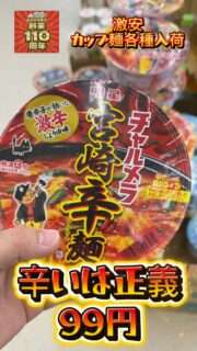 ナカミチ、激安カップ麺いろいろ入荷したみたい