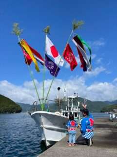 三木浦で夏祭りがあったよ