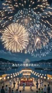 第73回おわせ港まつりの募金受付中