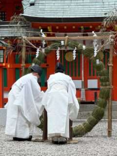 熊野速玉大社で夏越大祓式が斎行されたよ