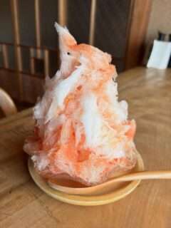 織屋のカフェメニューにトマトのかき氷が仲間入り