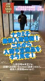 ナカミチに人気キャラクターグッズが続々入荷予定